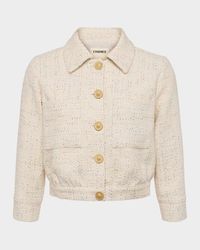 Jia Cropped Tweed Jacket
