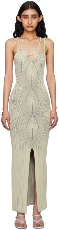 Paris Georgia Robe longue Priya grise