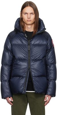 Canada Goose Blouson matelassé Crofton bleu marine rembourré en duvet