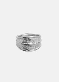 Aec Paris - Bague large oceane - Taille 58 - Argent