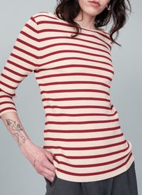 Grace Et Mila - Pull Col V - Taille L - Violet