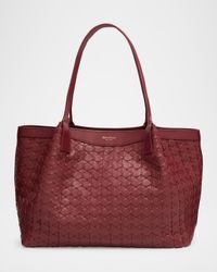 Secret Small Mosaic Leather Tote Bag