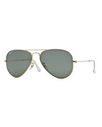 Metal Polarized Aviator Sunglasses