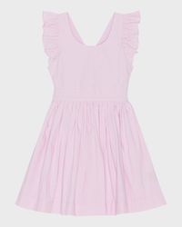 Girl's Candidi Ruffle Dress, Size 7-12