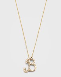 Diamond Initial Necklace