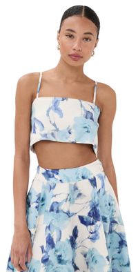 Azeeza Walton Top Blue Rose S