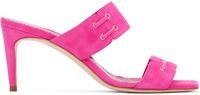 Manolo Blahnik Pink Nebre Mules