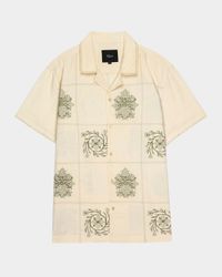 Men's Clairo Quilted Check Camp Shirt