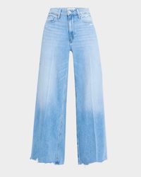 Portia Distressed Wide-Leg Jeans