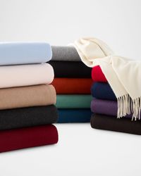 Fringed Cashmere Throw