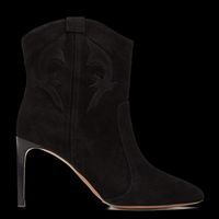 Ba&sh - Bottines à talons aiguilles en cuir - Taille 41 - Noir