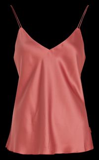 Calvin Klein Underwear - Débardeur encolure v satiné - Taille L - Rouge
