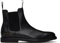 Common Projects Black Classic Chelsea Boots