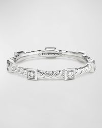 2mm Cable Collectibles Stack Ring in 18K Gold