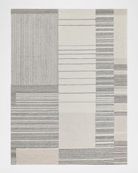 Castine Hand-Tufted Silver Rug, 12' x 15'