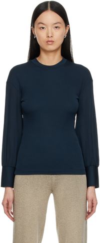 AERON Navy Berlain Pullover