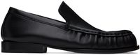 Dries Van Noten Black Leather Loafers