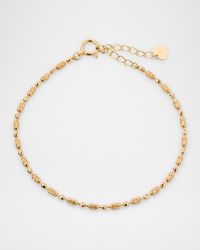 18K Alternate Bead Bracelet