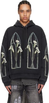 Who Decides War Black Calla Window Hoodie