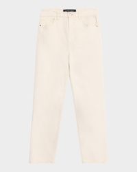 Leah Mid-Rise Straight Jeans