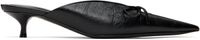 Balenciaga Black Knife Bow 40mm Mules
