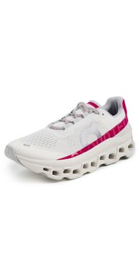 On Cloudmonster Sneakers Ivory/Grenadine 5.5
