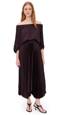A. L.C. Sienna Dress Deep Plum XL