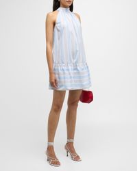 Mini Marlowe Stretch Cotton Stripe Dress