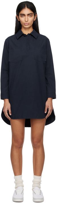 A.P.C. Navy Angela Minidress