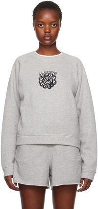 GANNI Gray Isoli Sweatshirt