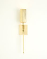 Fluted Single Sconce - 24"