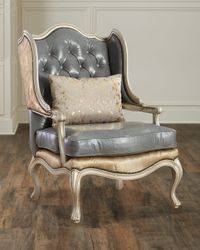 Ambrose Tufted Leather Chair