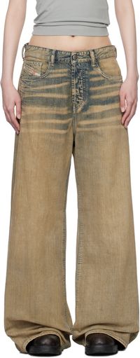Diesel Jean décontracté 1996 Sire 09l49 brun clair