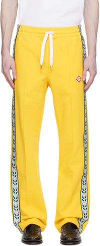 Casablanca Yellow Laurel Sweatpants