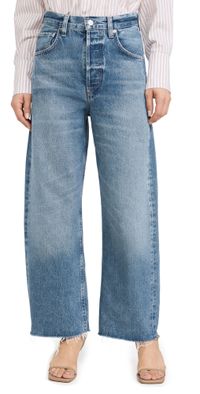 Citizens of Humanity Ayla Raw Hem Crop Regenerative Cotton Jeans Doheny 34