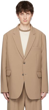 The Frankie Shop Tan Beo Blazer