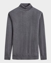 Men's Wool Turtleneck Sweater