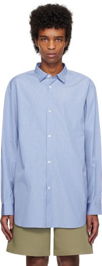 Róhe Blue Relaxed Long Sleeve Shirt