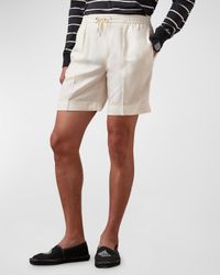 Men's Dorset Silk-Linen Drawstring Shorts