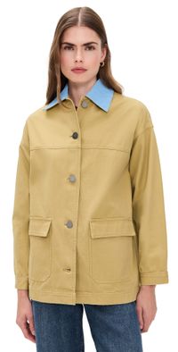 LE BOP Dree Mid-Length Barn Jacket Mocha S