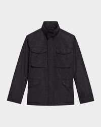 Men's Sleek Nylon Field Jacket