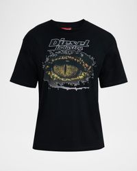 Men's T-Boxt-T25 Crocodile Eye T-Shirt