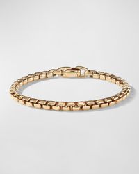 Box Chain Bracelet in 18K Gold, 5mm