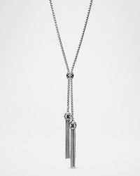 Renaissance Pave Diamond Tassel Necklace