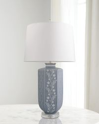 Floral Vine Stone 31" Table Lamp