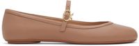 Gianvito Rossi Pink Carla Ballerina Flats