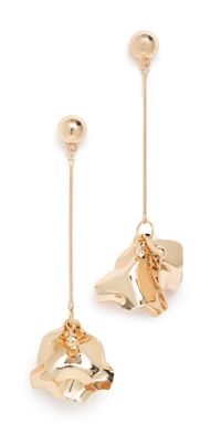 SHASHI Petunia Earrings Gold One Size