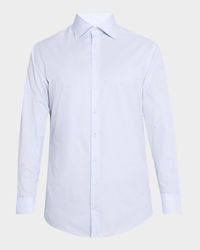 Men's Micro-Check Dress Shirt