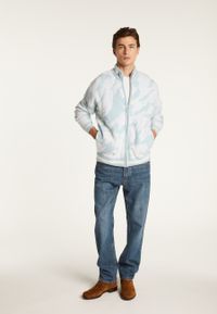 Maison Montagut - Veste zippée en laine - Taille L - Bleu