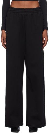 WARDROBE.NYC Black Paneled Track Pants